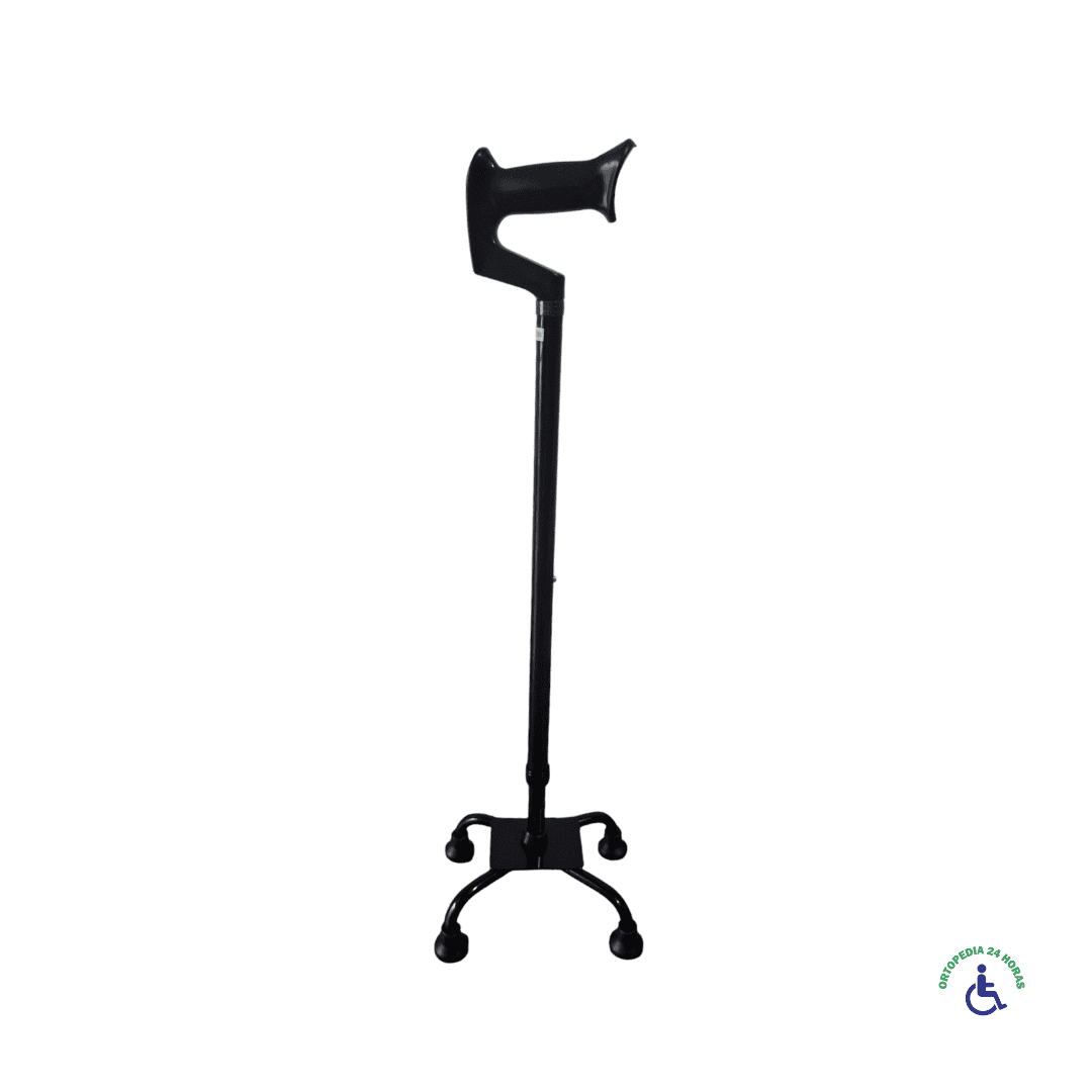 Bastón de 4 Patas Mango G Bastón de 4 Patas Mango G | Aluminio Regulable y Ergonómico