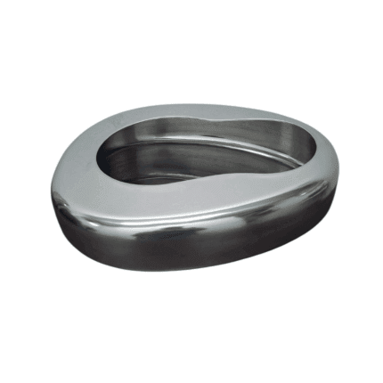 Chata anatómica de acero inoxidable para pacientes encamados