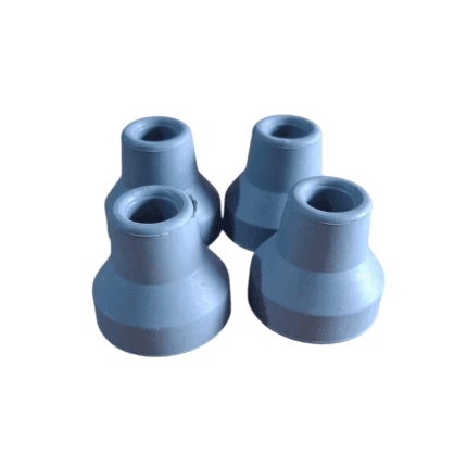 Chupones de goma antideslizante para bastón – Pack de 4 unidades