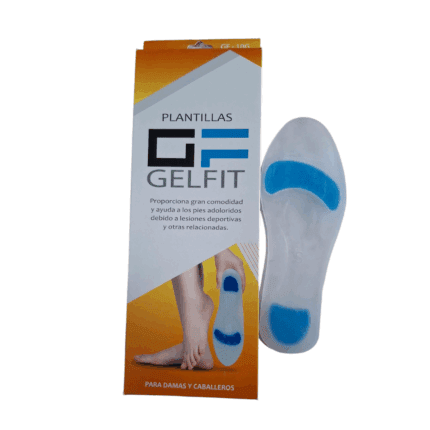 Plantillas de gel completo para pies – Par anatómico y lavable
