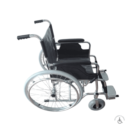 Silla de Ruedas de Aluminio Liviano con Ruedas de PVC